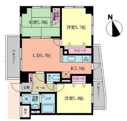 南行徳駅 徒歩4分 3階の物件間取画像